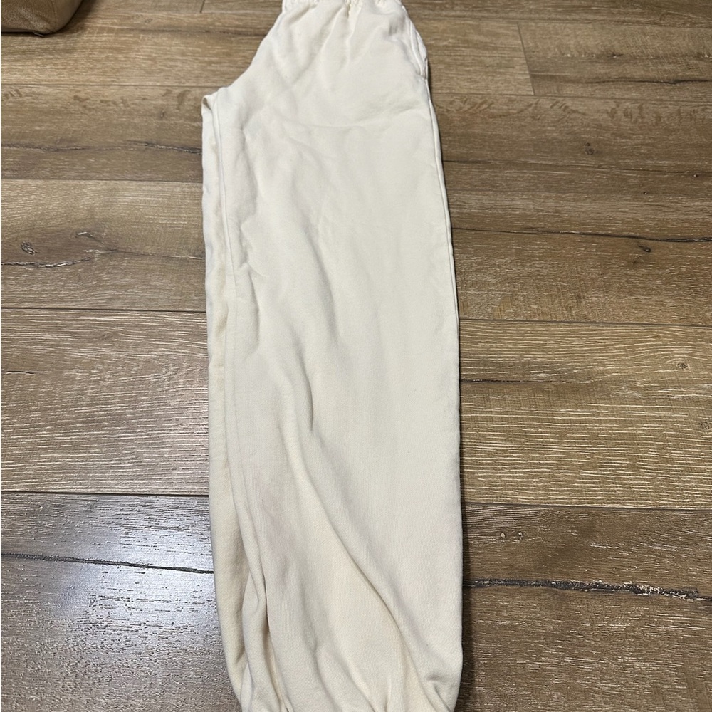 OS Brandy Melville Cream Pants NWOT